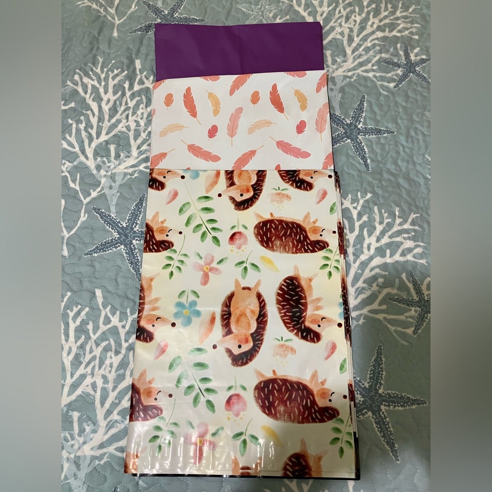 29 new size 10” by 13” polymailers 3 designs